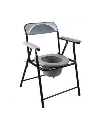 Commode chair with Height Adjustment and Folding